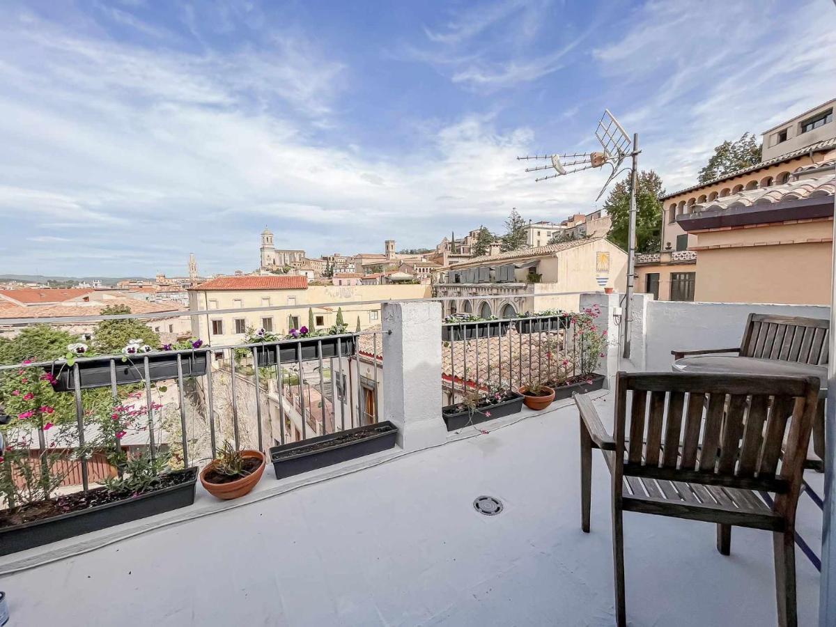 Romantic Duplex With Terrace And Great Views Gerona Exterior foto